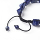 Bracelets de perles tressées en pierre naturelle et synthétique BJEW-I273-J-4