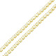 Brass Rhinestone Strass Chains CHC-N017-003A-C05-2