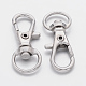 Alloy Swivel Lobster Claw Clasps X-E341-4-2