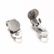 Accessoires de boucles d'oreilles clips à vis en 304 acier inoxydable X-STAS-L259-001C-P-2