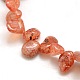 Pépites synthétiques brins de perles d'agate crépitantes G-P032-01-2