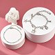 Set di braccialetti con ciondoli in acciaio inossidabile a forma di stella marina e tartaruga e ciprea per donna ragazza BJEW-JB06984-2