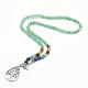 Tibetan Style Alloy Pendant Necklaces NJEW-F170-A-2