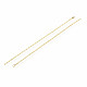 Brass Coreana Chain Tassel Pendants KK-S356-184G-NF-2