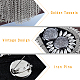 SUPERFINDINGS 2Pcs Fashion Tassel Epaulettes Metal Punk Shoulder Badge Detachable Platinum Epaulet Shoulder Decoration Fixed by Pin for Jackets Metal Punk Fringe FIND-FH0005-47P-4