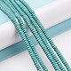 Synthetic Turquoise Bead Strands G-P286-05-4mm-01-6