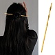 Messing Haar-Sticks OHAR-C004-02G-1