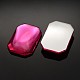 Faceted Rectangle Taiwan Acrylic Cabochons K62-6x8-24-1