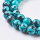 Chapelets de perles en turquoise synthétique TURQ-P028-01-8mm-2