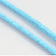 Cordons fil de nylon tressé rond de fabrication de noeuds chinois de macrame rattail NWIR-O001-A-10-2