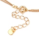 Brass Curb Chains Double Layer Necklaces NJEW-JN03122-3
