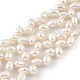 Нити из натурального культивированного пресноводного жемчуга PEAR-A006-22-2