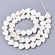 Eau douce naturelle de coquillage perles brins SHEL-N026-51B-01-2