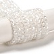 Supports de perles de verre imitation jade EGLA-A035-J3mm-B05-1
