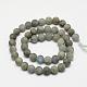 Natural Labradorite Frosted Bead Strands G-O155-04A-10mm-2