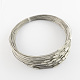 Création de bracelet en fil d'acier bijoux bricolage TWIR-R004-23-1