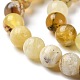 Amarillo abalorios naturales del ópalo hebras G-Q1001-A02-01-3