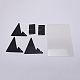 Absポータブル光学製図板  コピーテーブル投影スケッチツール  スケッチ製図板  ブラック  70~200x40~97x1.5~2.5mm  6個/セット  ボックスサイズ：20.5x14.5x1.5cm DIY-WH0190-68-2