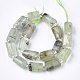 Chapelets de perles en préhnite naturelle G-S345-8x11-007-2