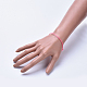 Fabrication de bracelet en corde de polyester ciré coréen écologiques BJEW-JB04256-5