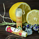 CRASPIRE Lip Balm Labels 80pcs Homemade Lip Balm Labels 2” Clear Lip Balm Labels for Tubes Printable Waterproof Lip Balm Stickers Labels for Lip Balm Handcream Candle Container（Flowers-Orange Yellow） DIY-CP0007-95B-4