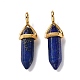 Naturales lapis lazuli colgantes G-K329-30G-2