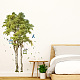 塩ビウォールステッカー  壁飾り  木模様  1180x300mm  2シート/セット DIY-WH0228-646-3