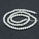 Brins de perles de pierre de lune arc-en-ciel naturel G-P342-02B-4mm-A-2