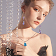 AHANDMAKER 60 Pcs Faceted Teardrop Glass Beads EGLA-GA0001-10-5