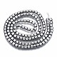 Electroplate Non-magnetic Synthetic Hematite Beads Strands G-T114-61-P-2