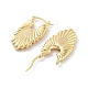 Brass Hoop Earrings EJEW-H301-01G-04-2