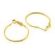 Accessoires de boucle d'oreille huggie hoop en fer IFIN-E025-01C-G-2