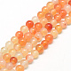 Chapelets de perles en cornaline naturelle X-G-Q462-8mm-45-1