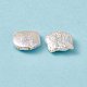 Perles de perles de keshi naturelles baroques PEAR-N020-L32-3
