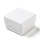 Cajas de regalo de joyería de papel de textura OBOX-G016-C01-A-2