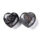 Натуральный серебряный лист яшма сердце любовь камень G-I285-06I-2