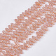 Electroplate Glass Beads Strands EGLA-T017-01C-1