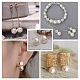 Cheriswelry 11 Stränge 11 Stile Backen bemalte perlisierte Glasperlen runde Perlenstränge HY-CW0001-04-10