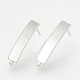 Accessoires de clous d'oreilles en laiton X-KK-T029-11P-1