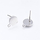 Accessoires de puces d'oreilles en 304 acier inoxydable STAS-D445-150-B-2