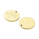 Ion Plating(IP) 316L Surgical Stainless Steel Pendants STAS-D029-12G-2