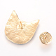 Broches de gatito de esmalte de aleación X-JEWB-Q026-108KC-2