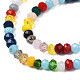 Glass Beads Strands GLAA-S019-01B-3
