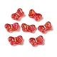 Placage uv perles acryliques transparentes&nbsp;OACR-G036-14C-1