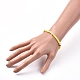 Bracelets extensibles faits main en pâte polymère heishi BJEW-JB05077-02-4