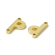 Rack Plating Brass Connector Charms KK-C007-38G-P-3