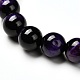 Natural Tiger Eye(Dyed) Beads Stretch Bracelets Set BJEW-JB06653-04-4