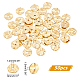 PandaHall 18K Gold Plated Spacer Beads KK-PH0004-13-2