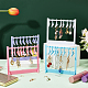 CHGCRAFT 44Pcs 4 Colors Acrylic Earring Rack Holder Earring Holder Organizer Earring Display Stand for Earrings Necklace Bracelet Jewelry Storage EDIS-CA0002-02-4