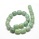 Natural Green Aventurine Column Bead Strands G-P073-22-2